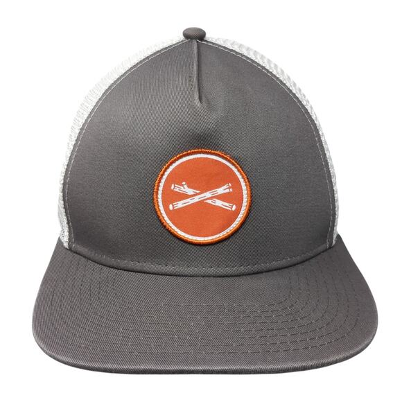 Pukka Snapback Trucker Hat Gray One Size Adjustable Breathable Mesh Back - Picture 1 of 11